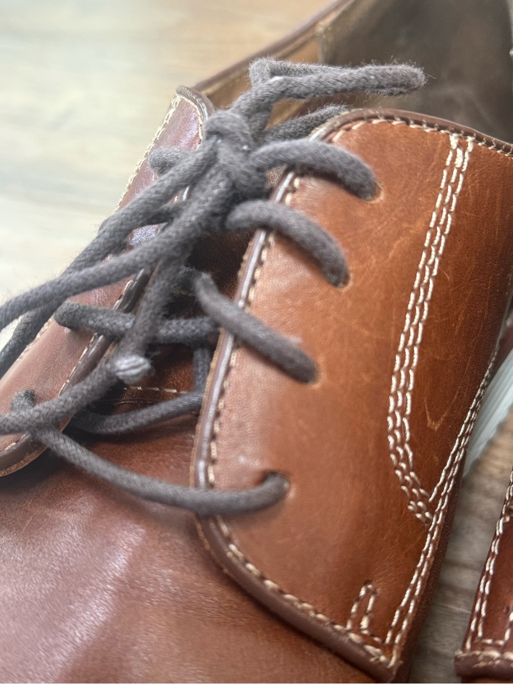 Johnston & Murphy Upton Plain Toe Brown Leather Oxford Men’s 12M TRU Comfort - Picture 12 of 12